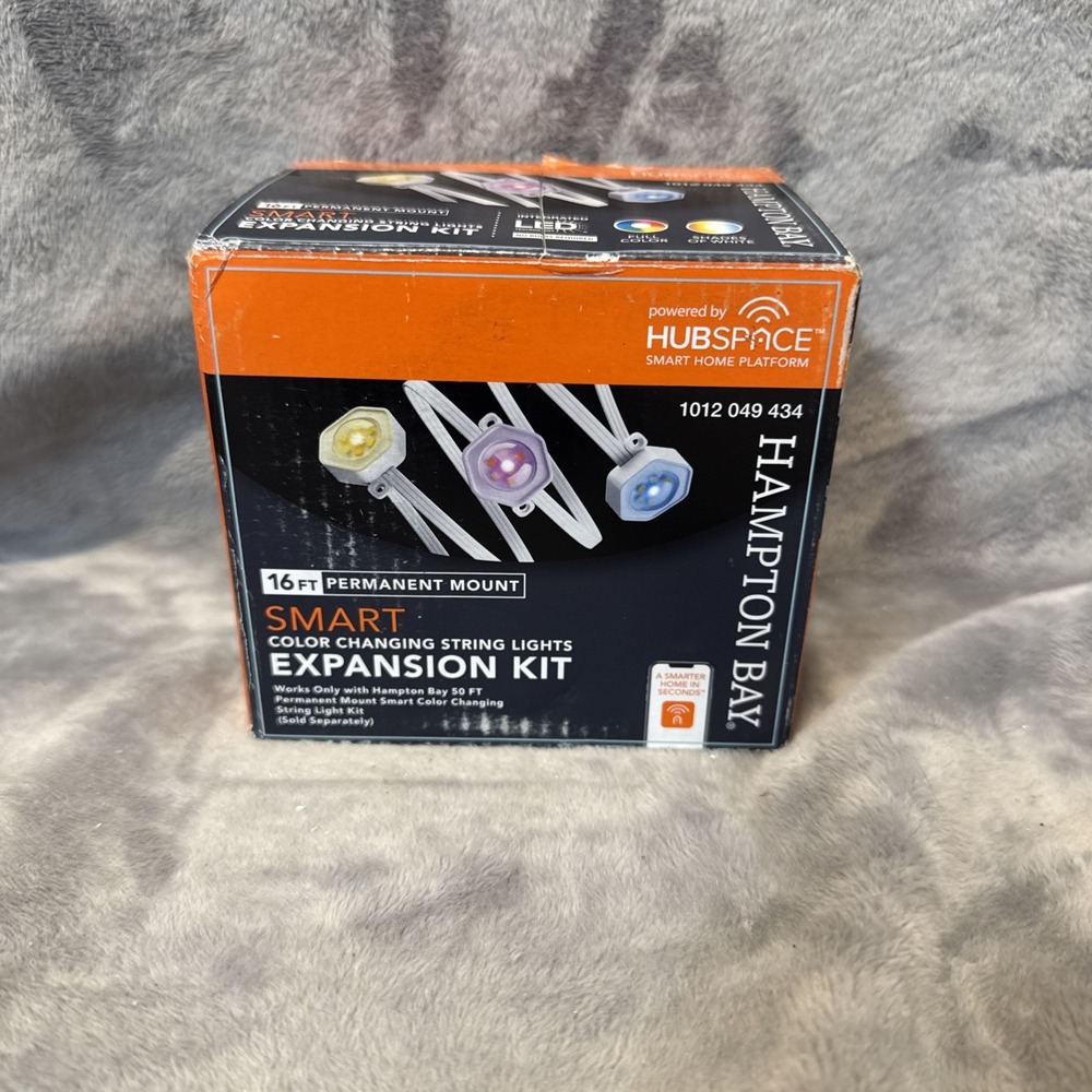 Hampton Bay 10-LED 16.4' Plug-in Mini Integrated LED String Light Expansion Set
